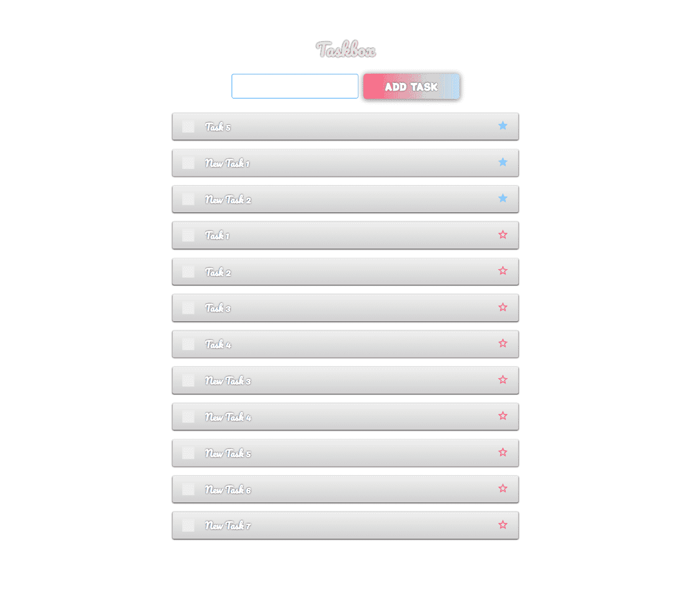 React Taskbox