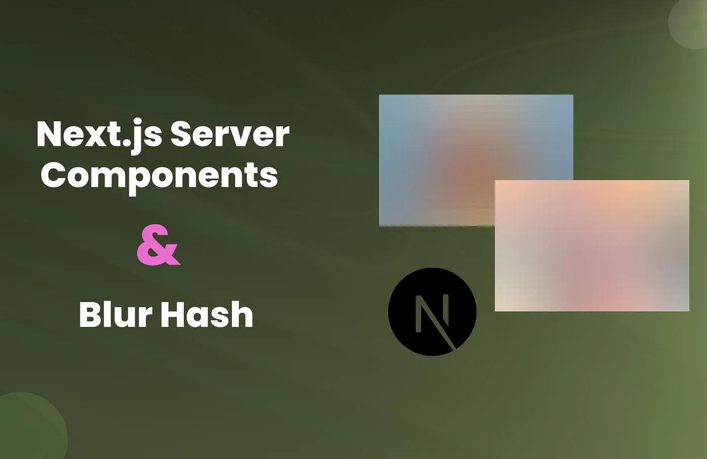 How to Generate Blur Image in Next.js Server Components using Blur Hash