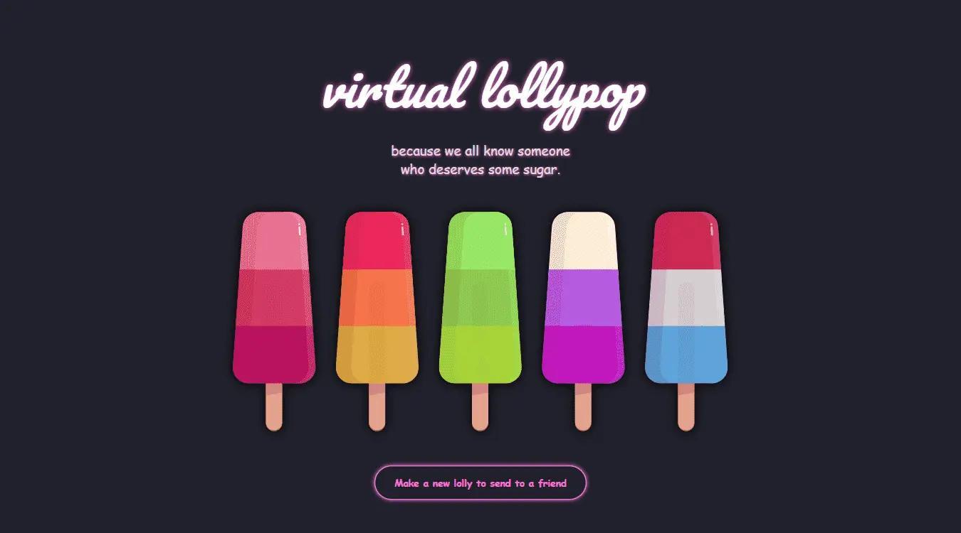 Gatsby Vitual Lolly App